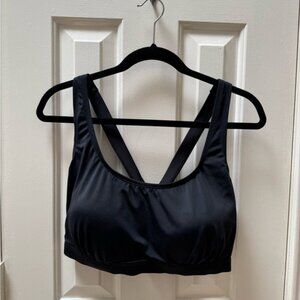 Swimsuits for All 20 scoop Neck Swim Bra, Black